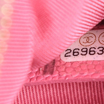 Chanel Caviar Quilted Small Cosmetic Case Pink 7 of 9