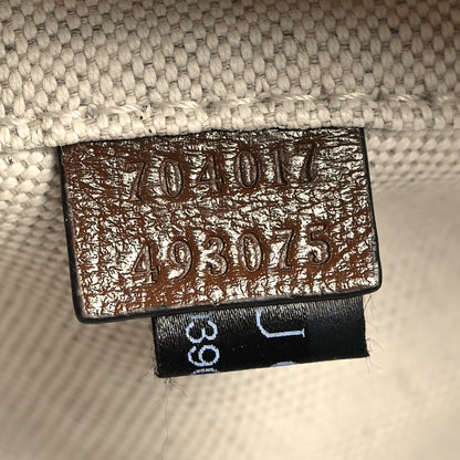 Gucci GG Supreme Monogram Textured Calfskin Retro Interlocking G Backpack Brown Beige 7 of 12