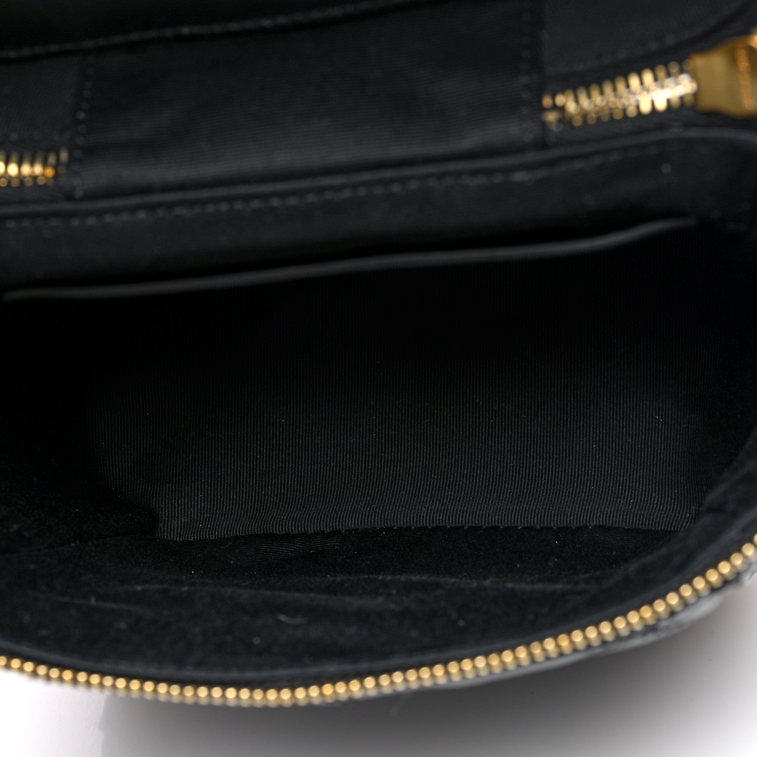 Saint Laurent Grain de Poudre Quilted 80's Vanity Bag Black 5 of 9
