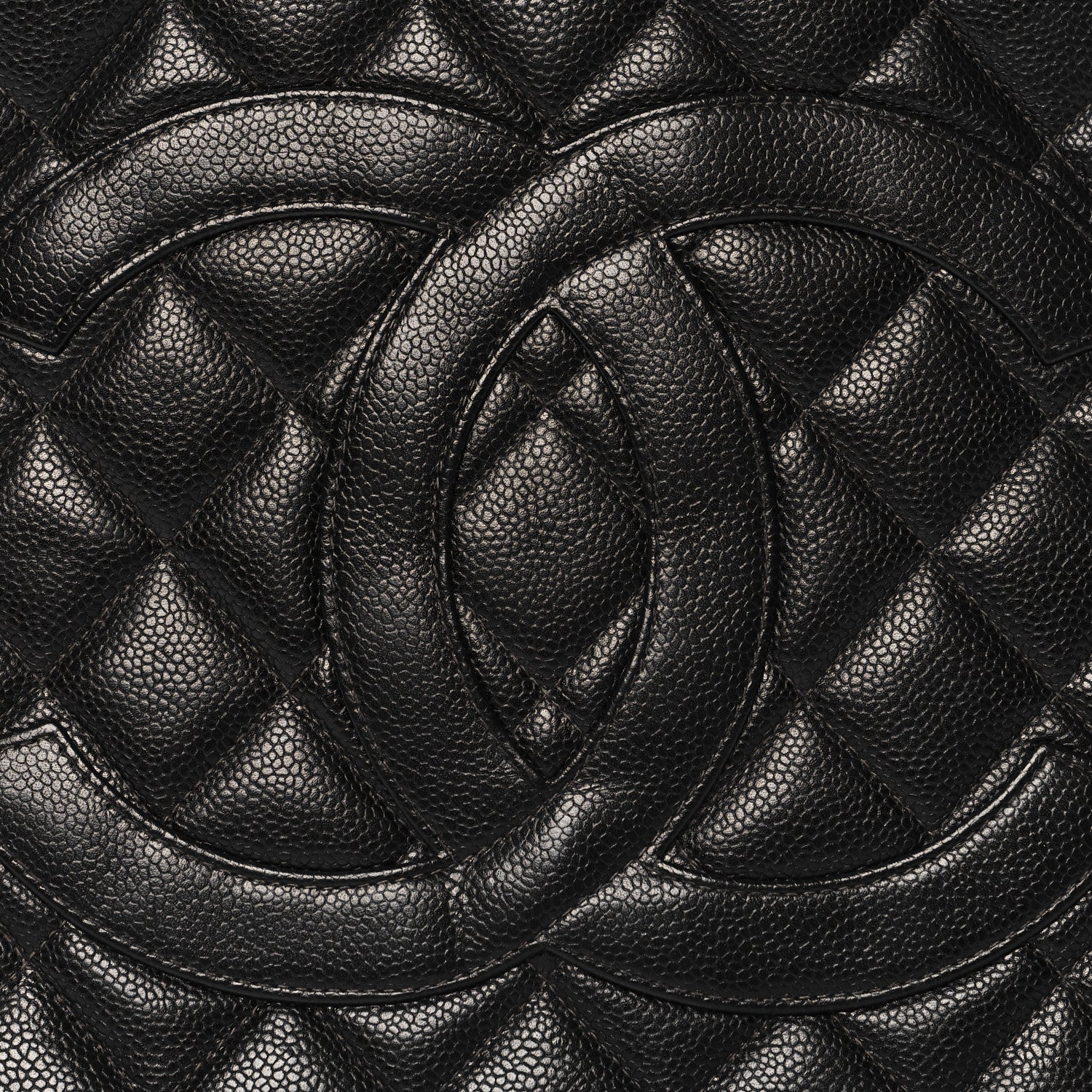 Chanel Caviar Quilted Medallion Tote Black 9 of 11