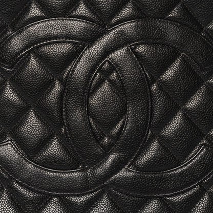 Chanel Caviar Quilted Medallion Tote Black 9 of 11