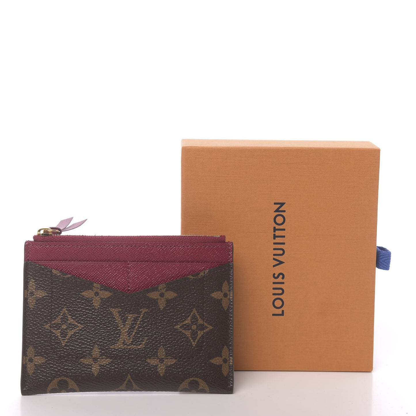 Monogram Zipped Card Holder