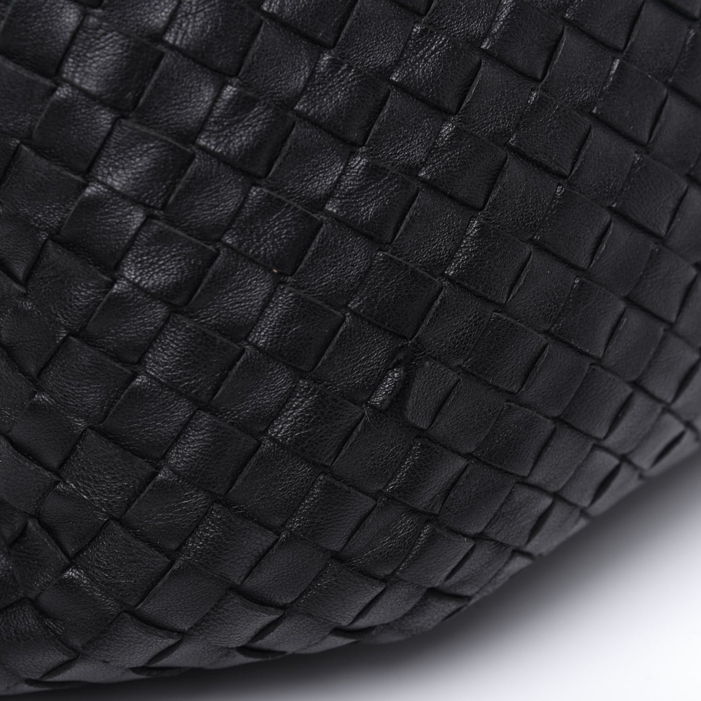 Nappa Intrecciato Large Capri Tote Black