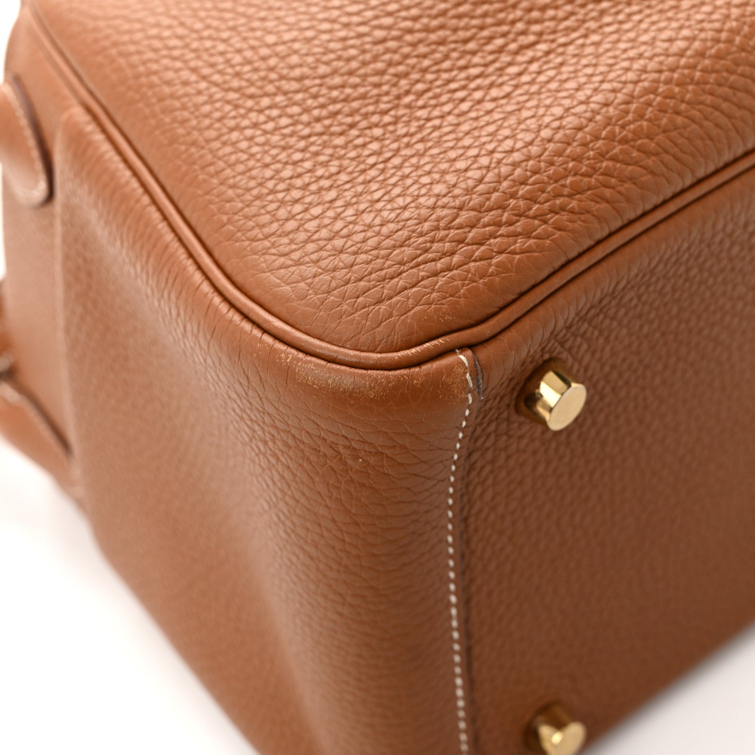 Hermes Taurillon Clemence Lindy 26 Gold Gold 12 of 14