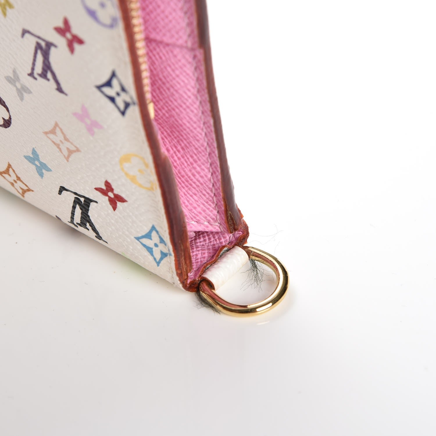 Louis Vuitton Monogram Multicolor Insolite Wallet White Litchi 8 of 8