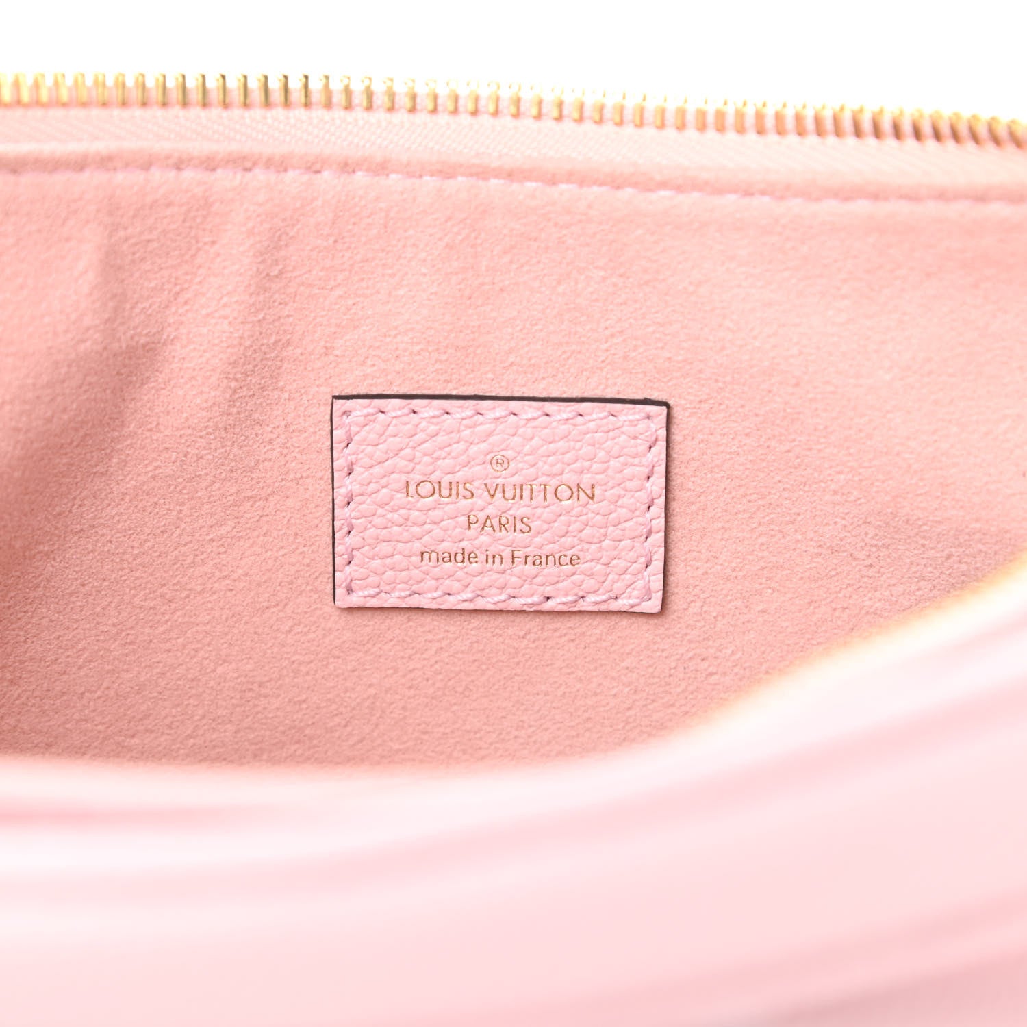 Louis Vuitton Empreinte Monogram Giant By The Pool Marshmallow Hobo PM Bouton De Rose 6 of 11