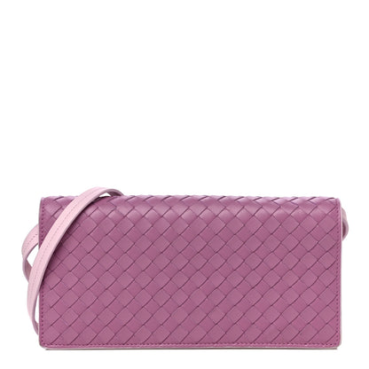 Bottega Veneta Nappa Intrecciato Continental Wallet With Strap Twilight 1 of 13