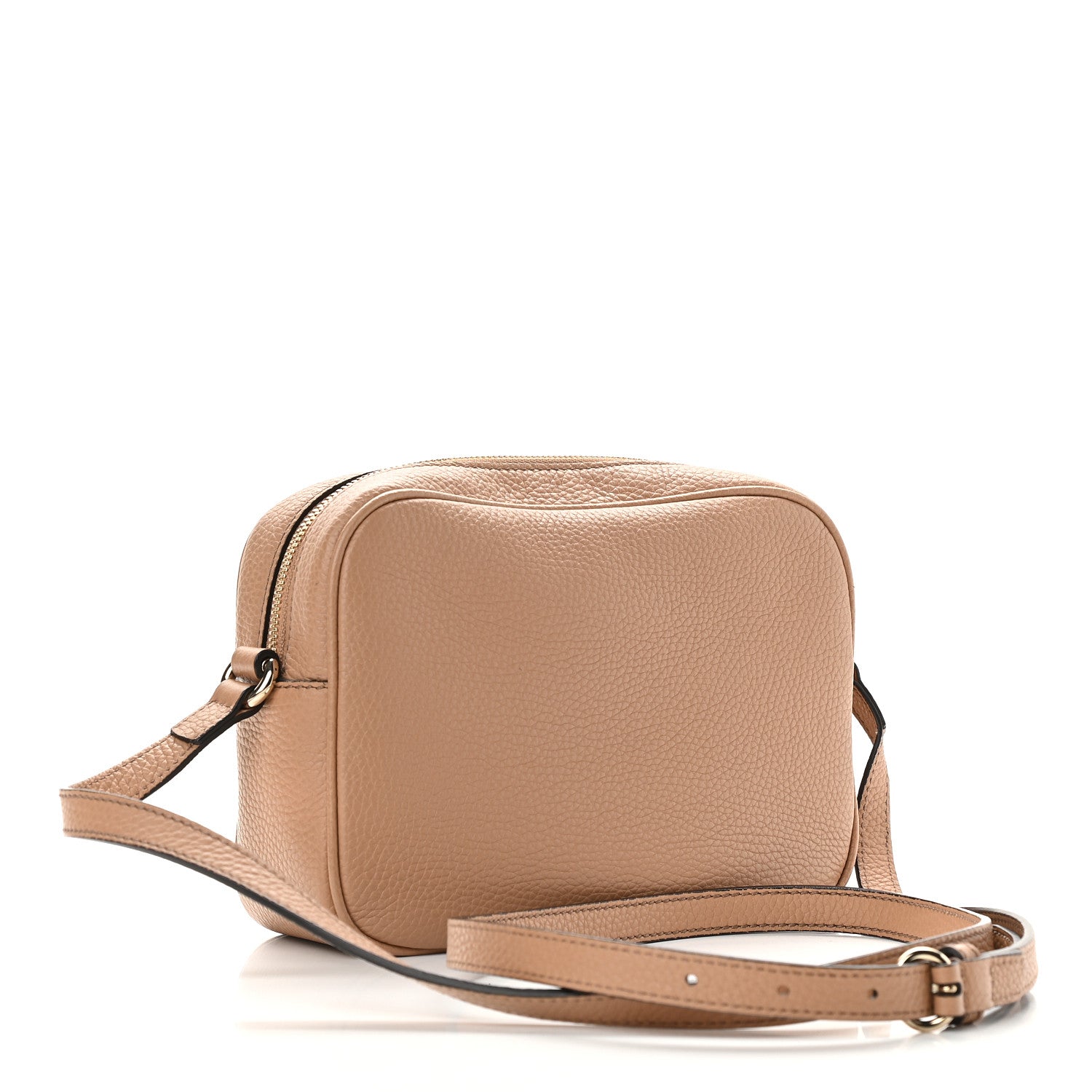 Gucci Pebbled Calfskin Small Soho Disco Bag Camelia 3 of 10