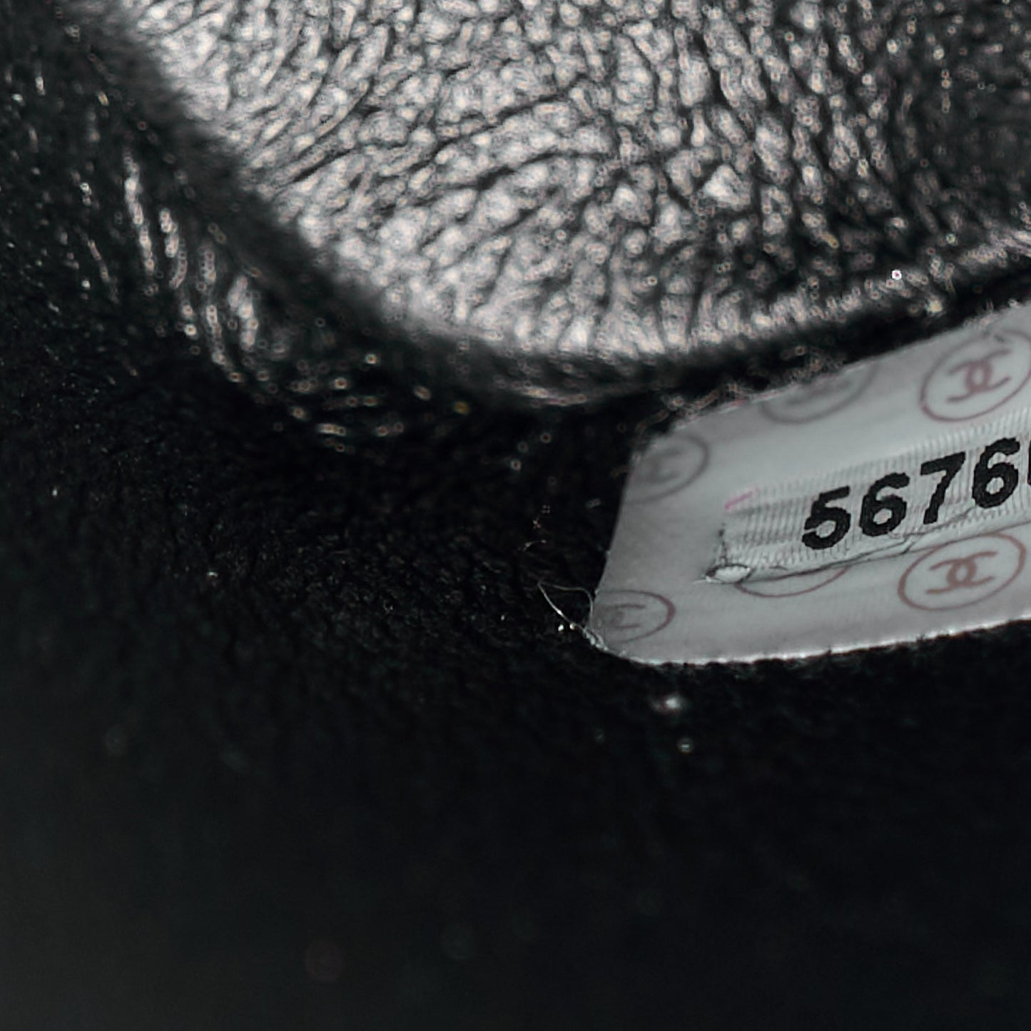 Caviar Quilted Medallion Tote Black