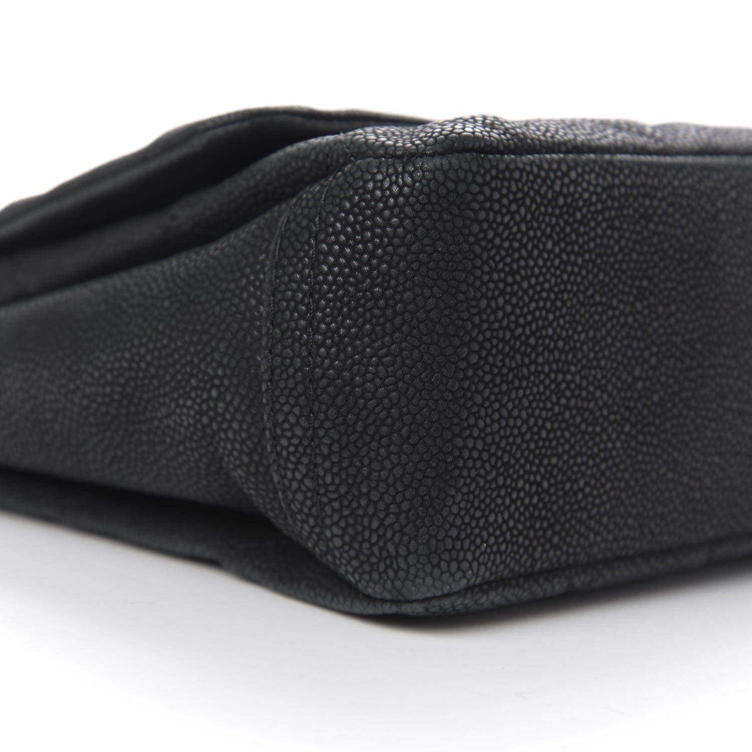 Chanel Iridescent Caviar Quilted Medium Lady Pearly Flap Black 13 of 16