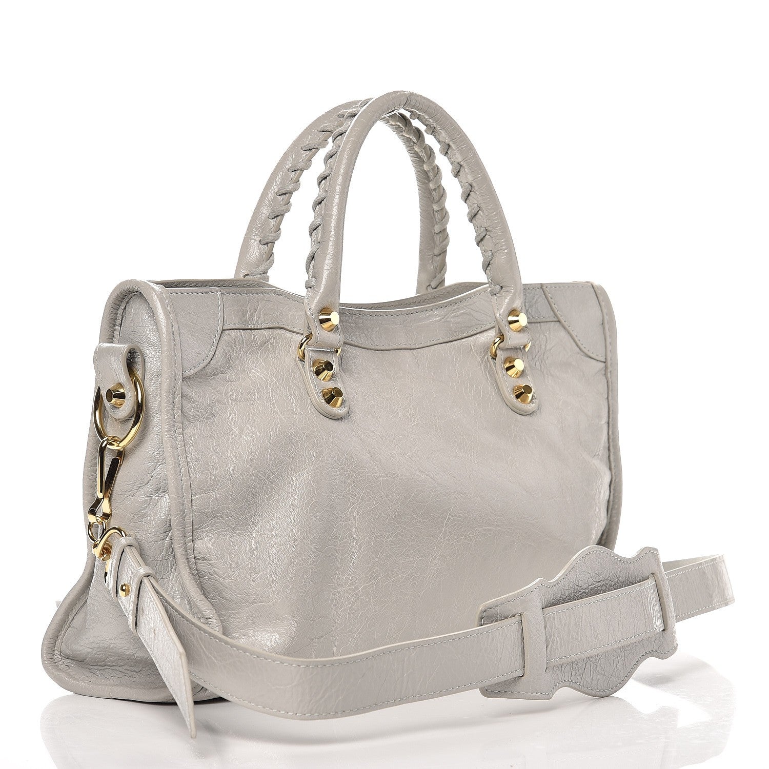 Balenciaga Agneau Classic Gold Hardware S City Gris Nuage 3 of 8