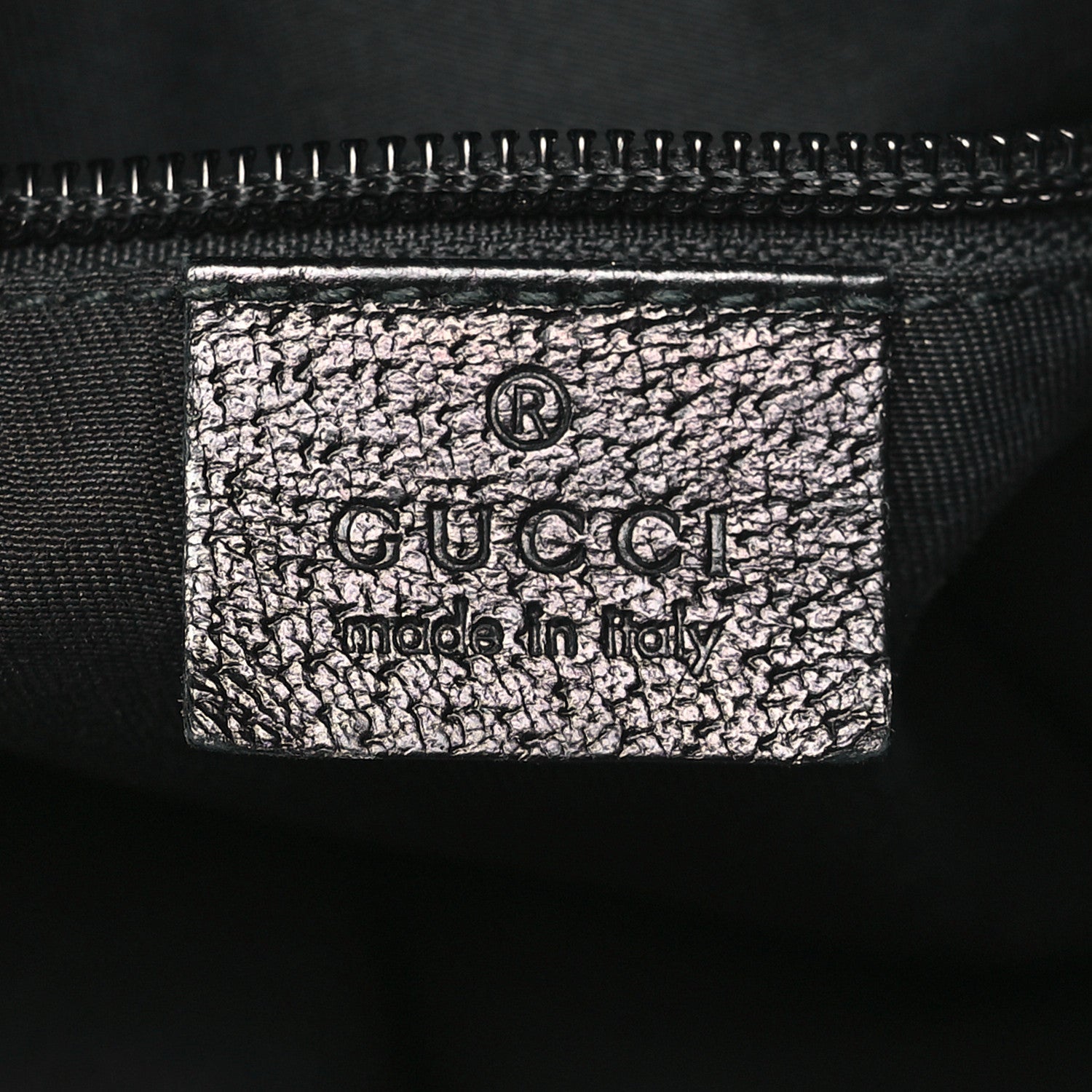 Gucci Monogram Web Medium Half Moon Hobo Black 6 of 10