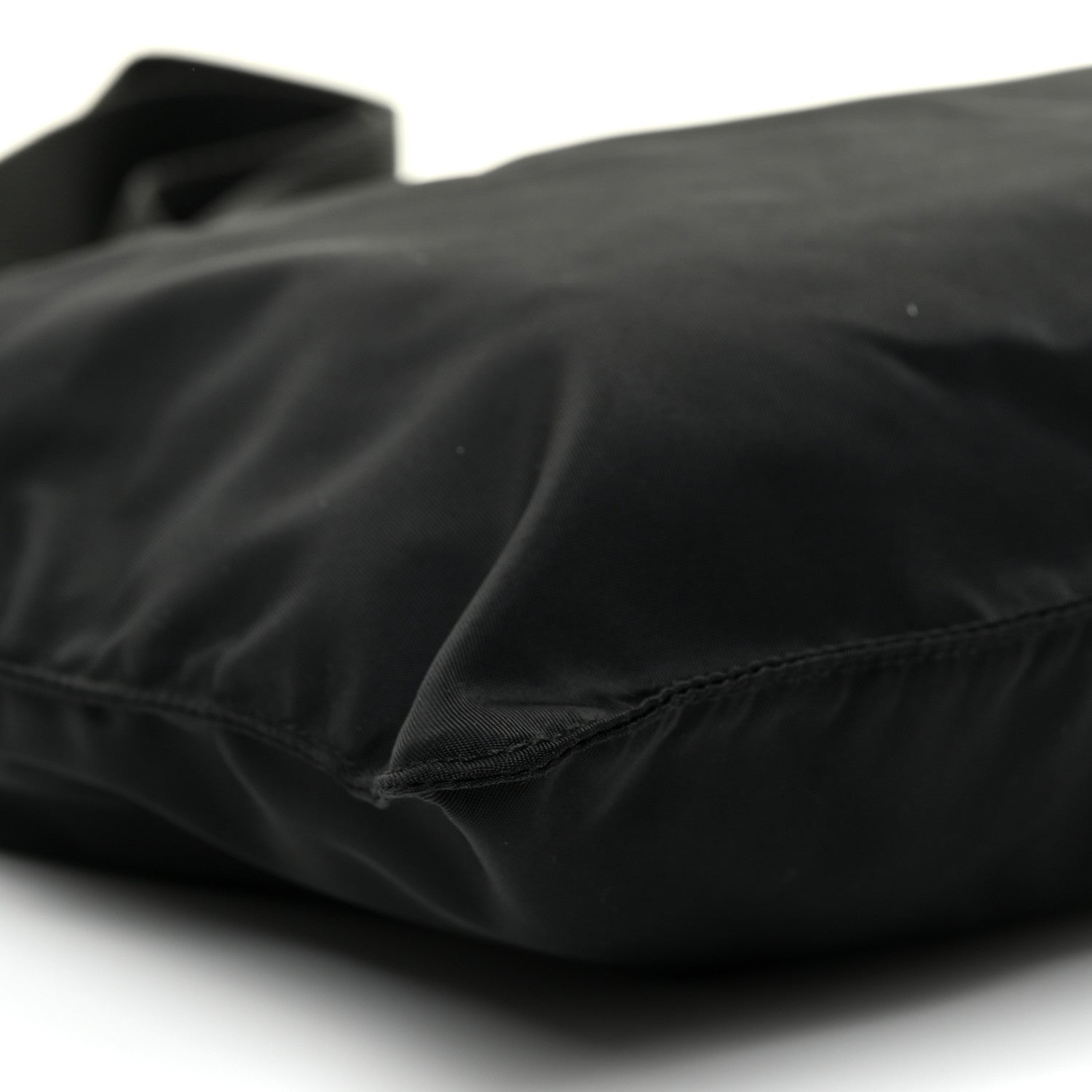 Prada Nylon Saffiano Flat Messenger Bag Black 8 of 11