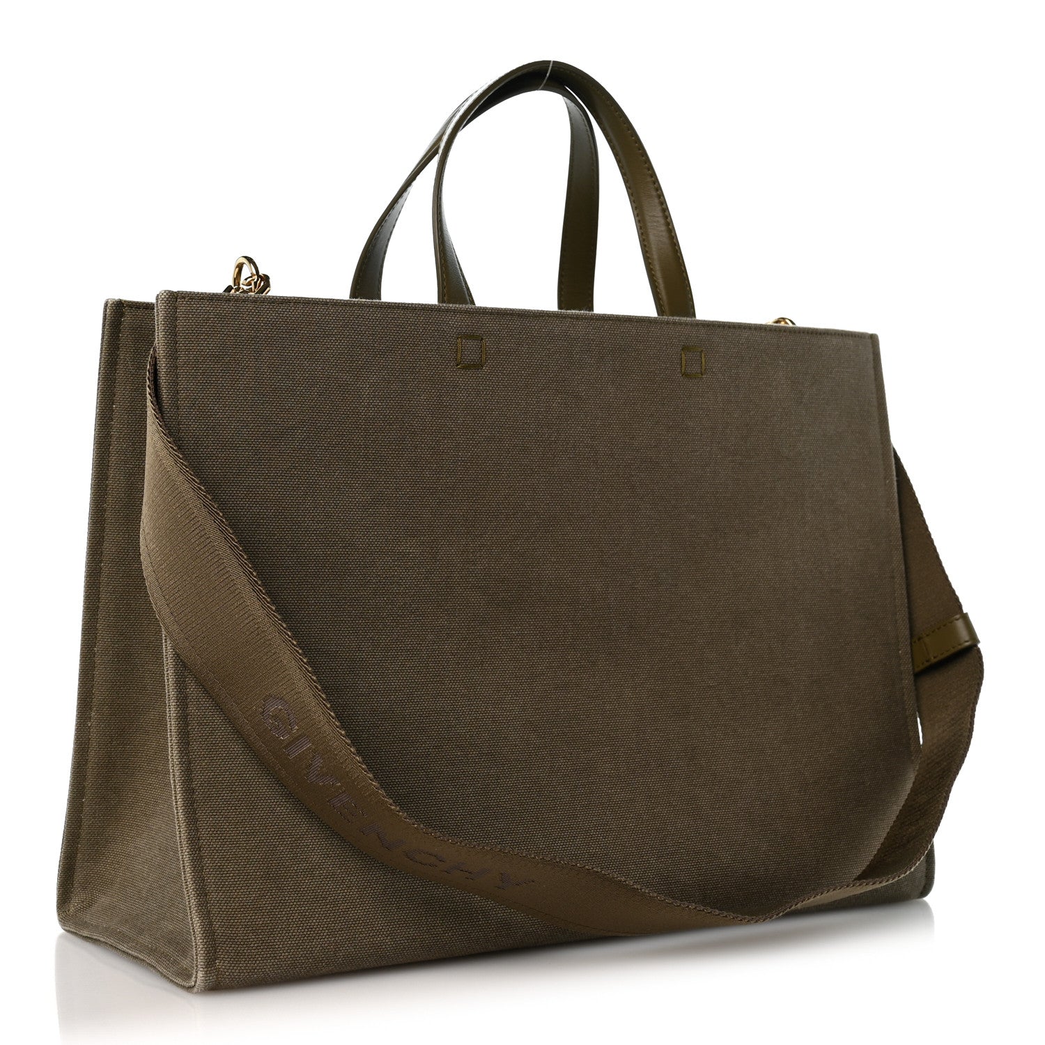 Givenchy Canvas Medium G-Tote Dark Khaki 2 of 9