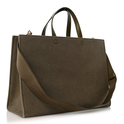 Givenchy Canvas Medium G-Tote Dark Khaki 2 of 9