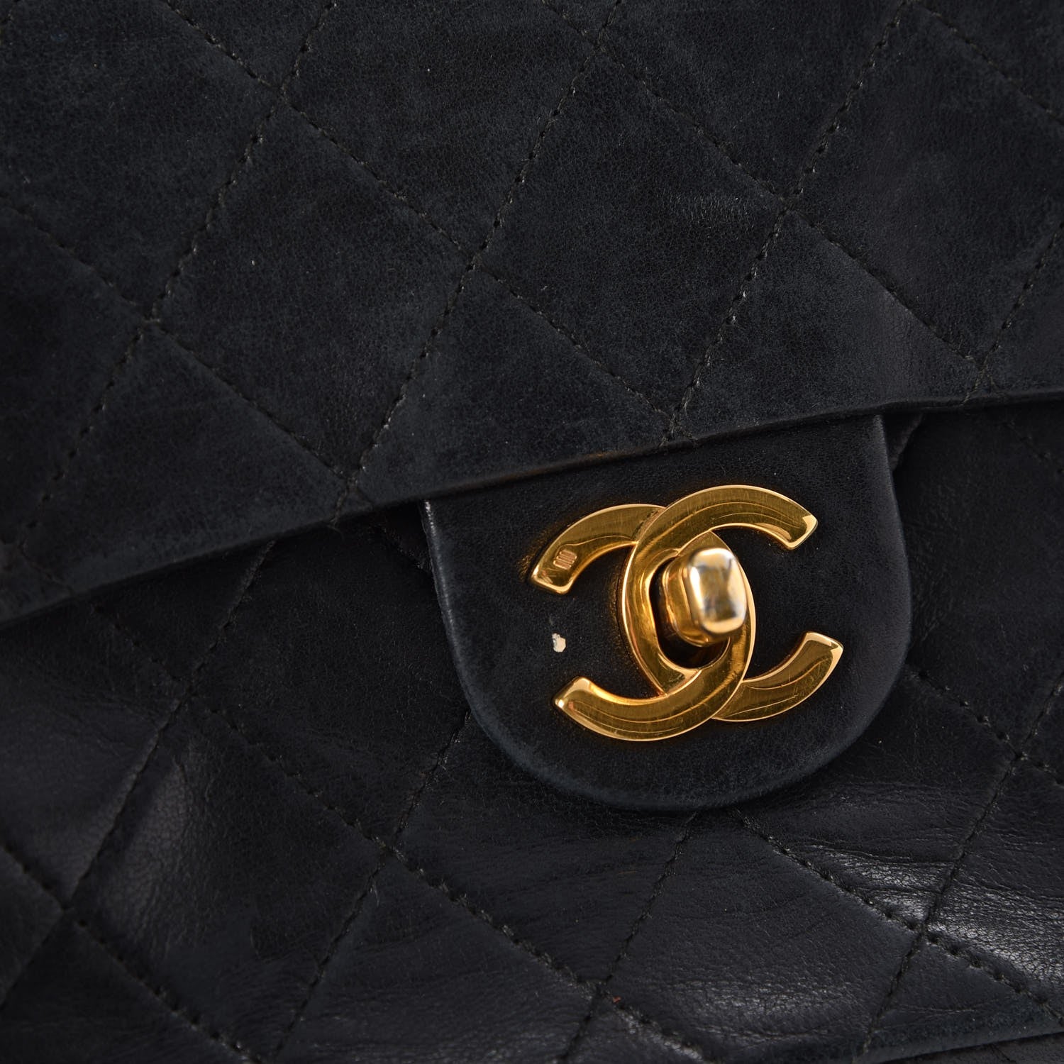 Chanel Lambskin Quilted Mini Square Flap Black 13 of 16