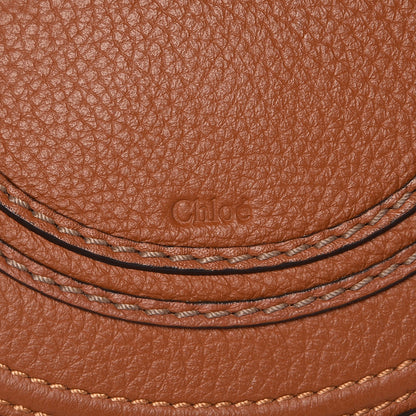 Chloe Calfskin Mini Marcie Round Crossbody Bag Tan 6 of 8