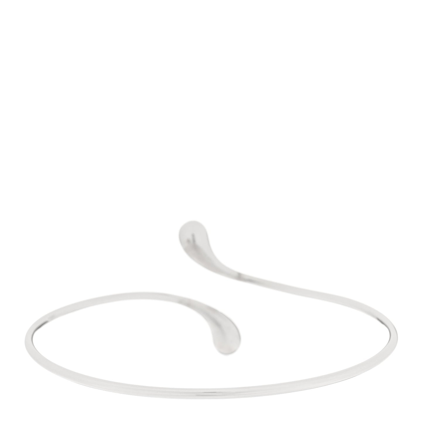 Sterling Silver Elsa Peretti Teardrop Bangle Bracelet