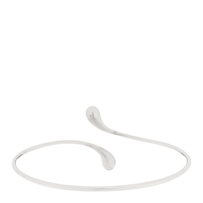Tiffany Sterling Silver Elsa Peretti Teardrop Bangle Bracelet 2 of 3