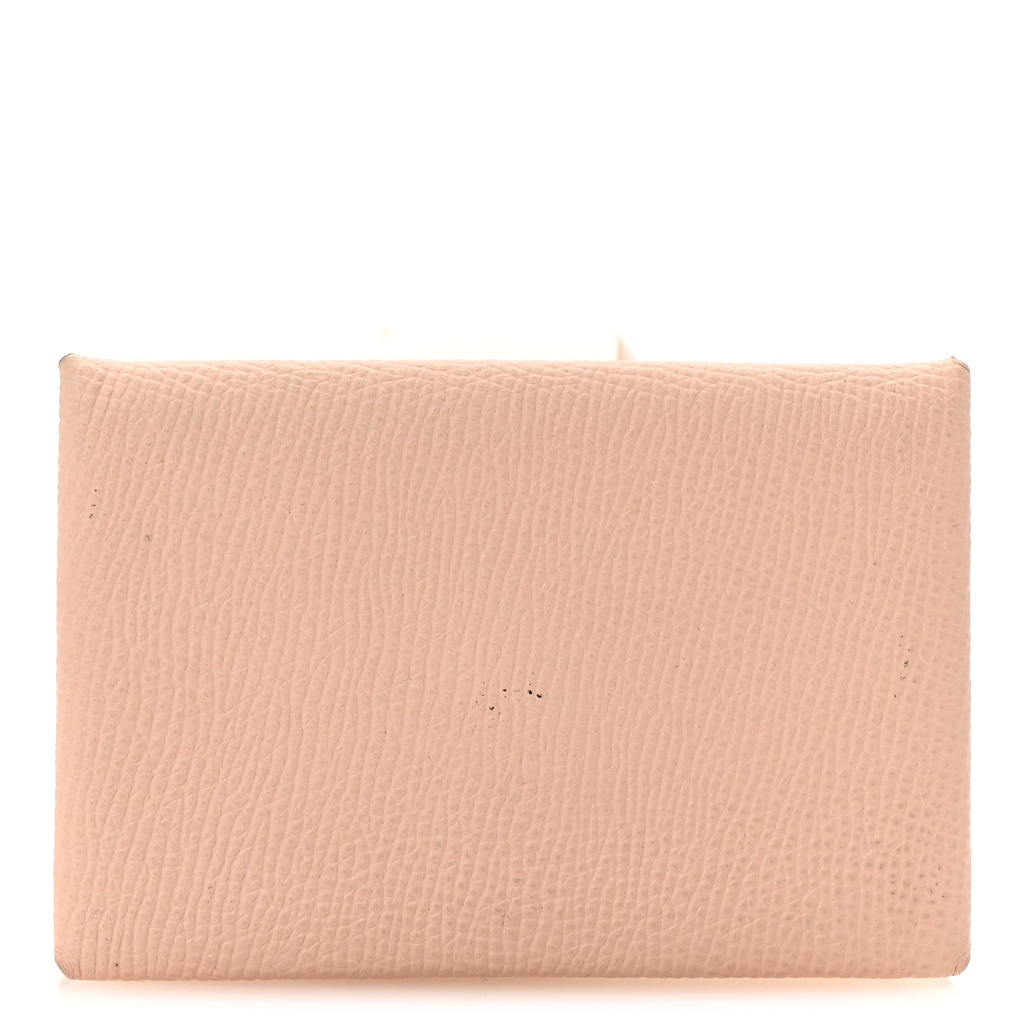 Hermes Epsom Calvi Card Case Rose Eglantine 1 of 6