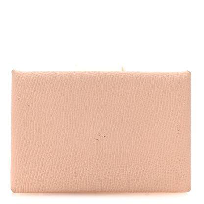 Hermes Epsom Calvi Card Case Rose Eglantine 1 of 6