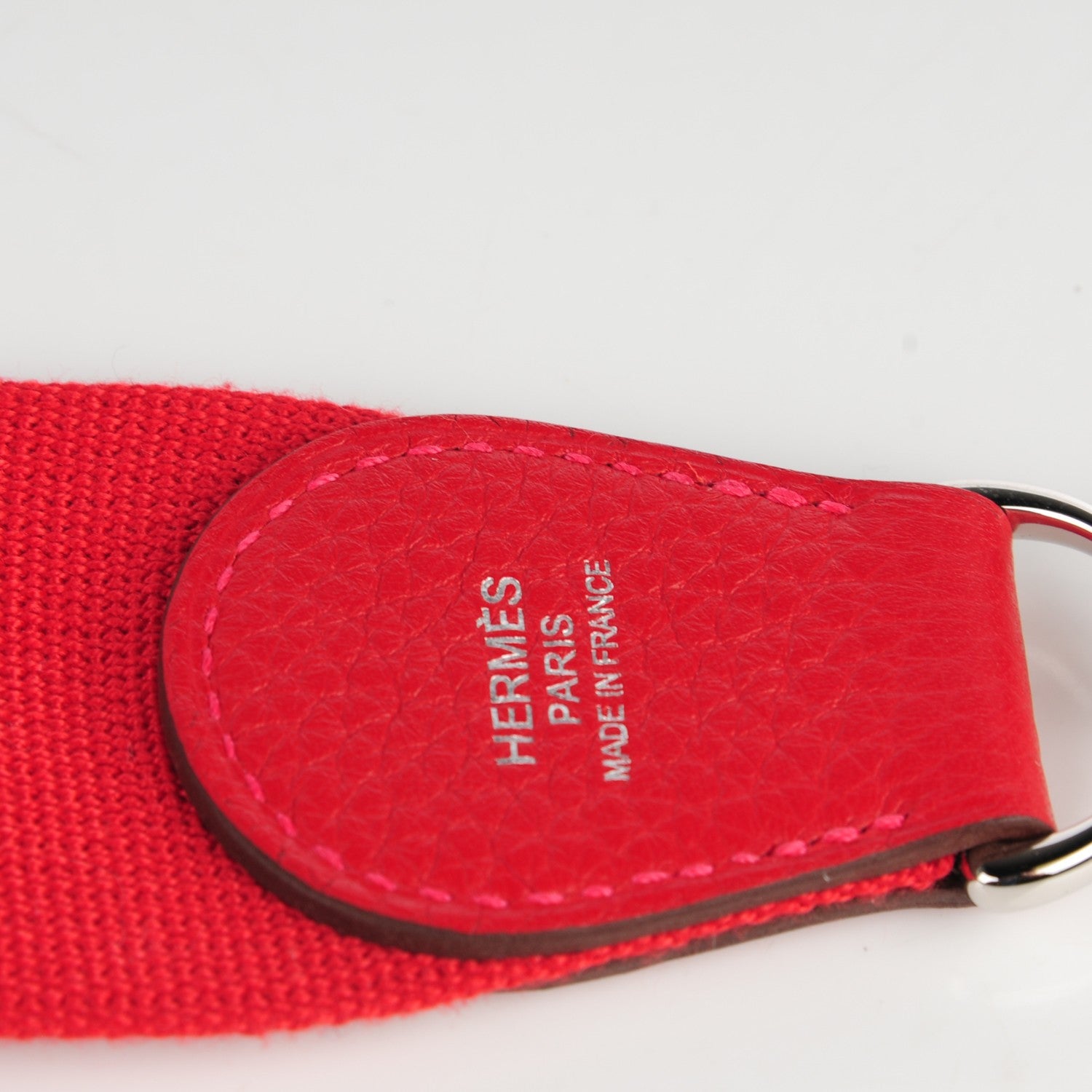 Hermes Taurillon Clemence Evelyne III PM Rouge Casaque 8 of 9