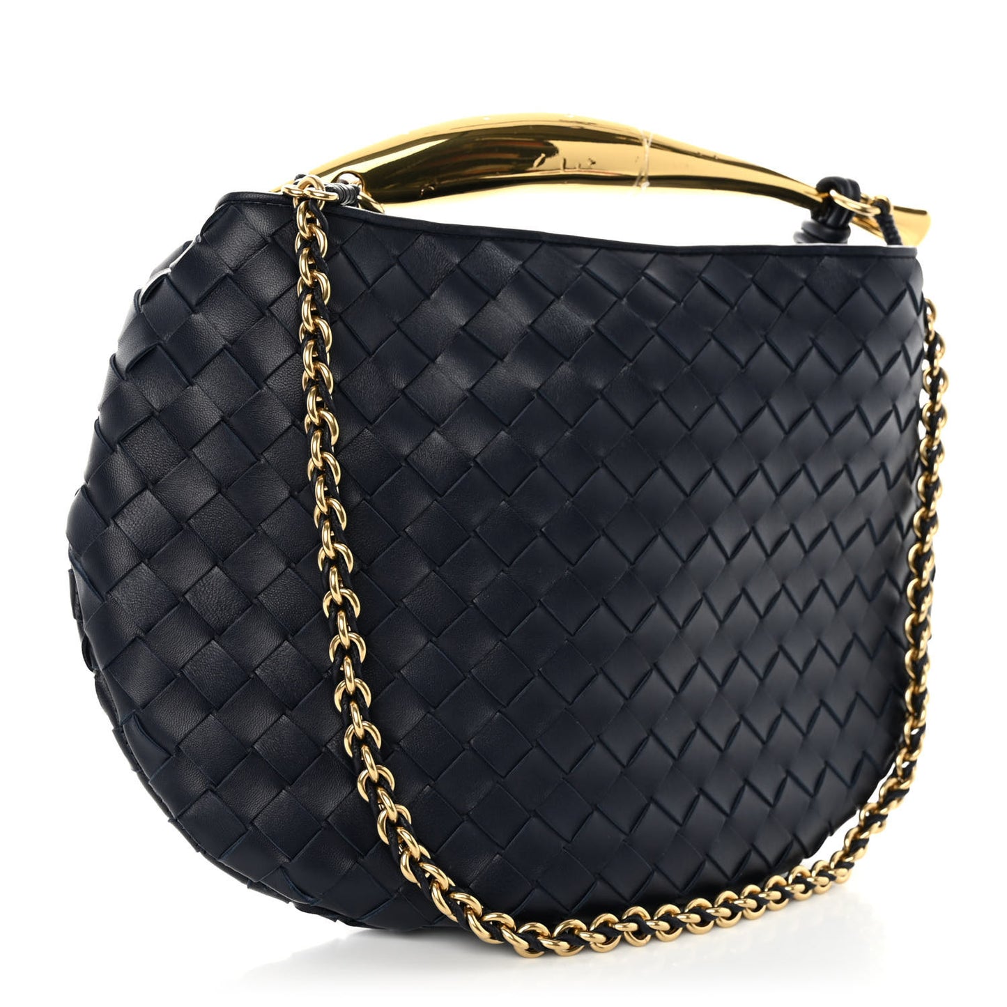 Nappa Intrecciato Sardine With Chain Bag Space