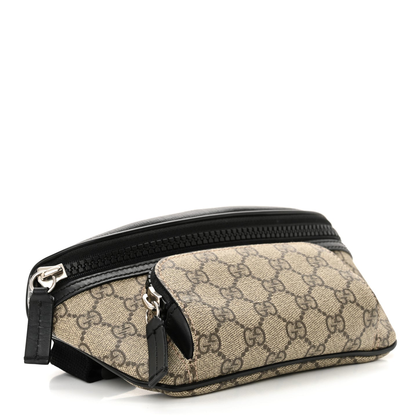 GG Supreme Monogram Belt Bag Black