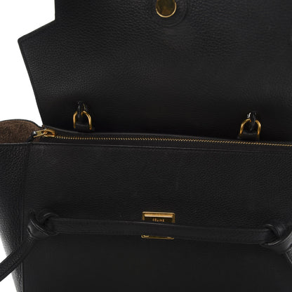 Celine Drummed Calfskin Mini Belt Bag Black 10 of 11
