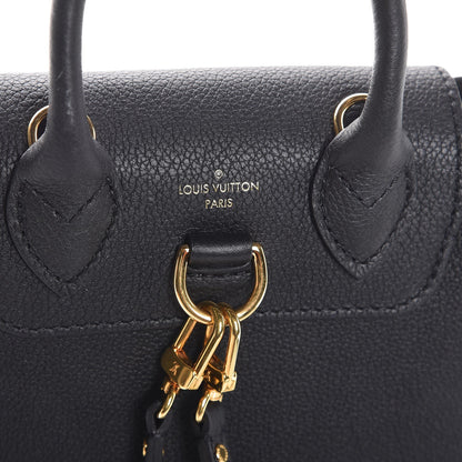 Louis Vuitton Calfskin Lockme Mini Backpack Black 6 of 8