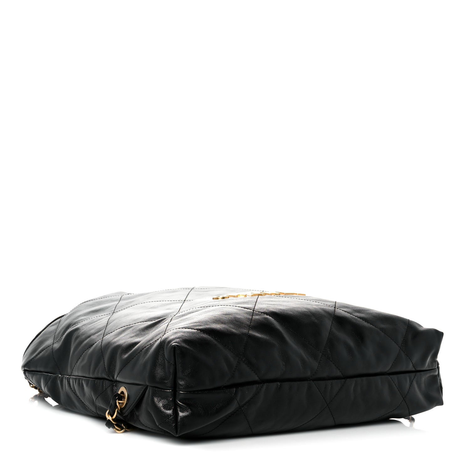 Chanel Shiny Calfskin Quilted Chanel 22 Backpack Black 4 of 9