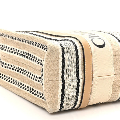 Chloe Knit Medium Woody Ribbon Tote Nude 9 of 10