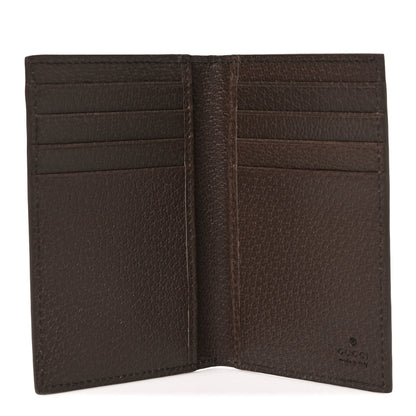 Gucci GG Supreme Monogram Bi-Color Long Card Case Beige Dark Brown 5 of 7
