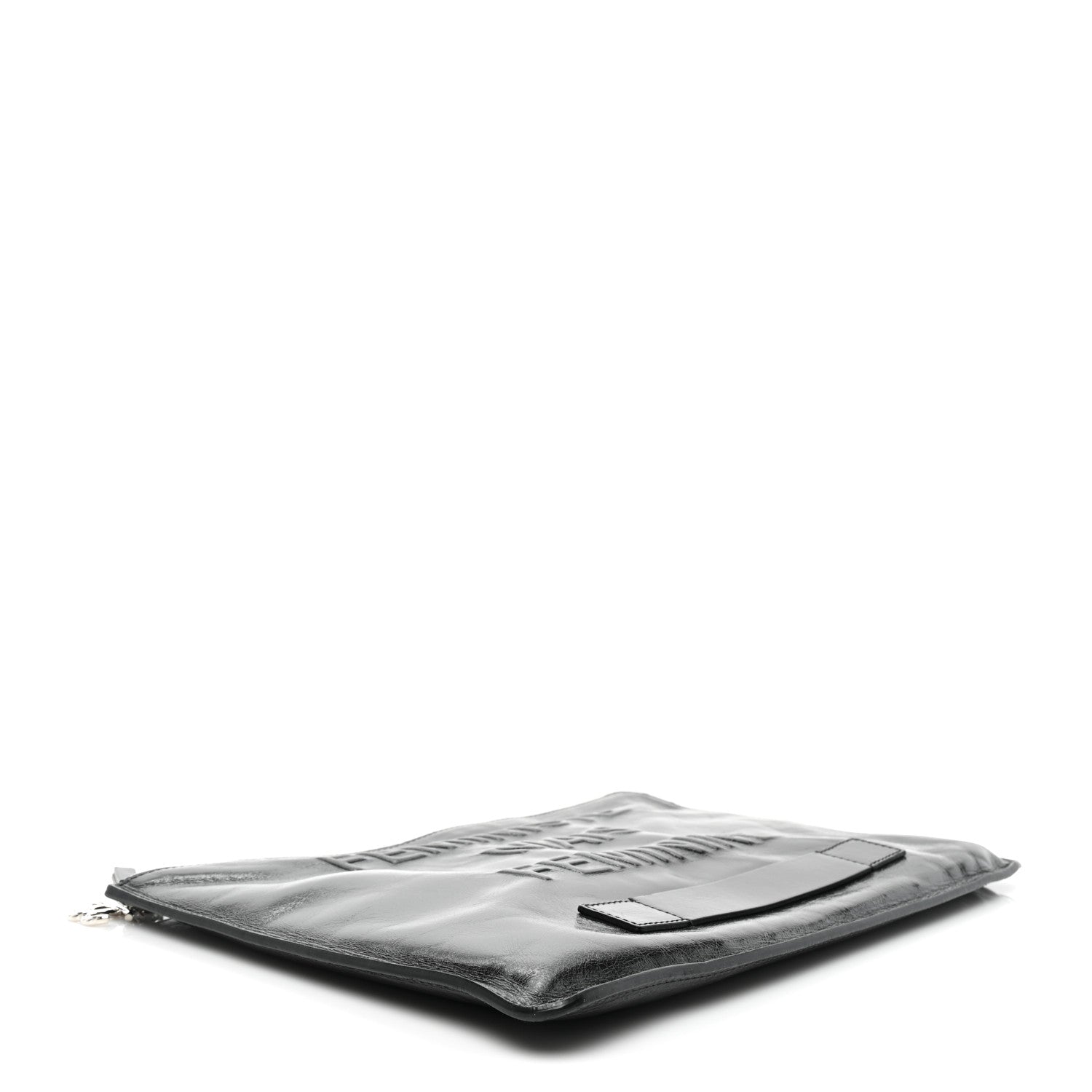 Chanel Calfskin Large Feministe Maize Feminine Pouch Clutch Black 4 of 7