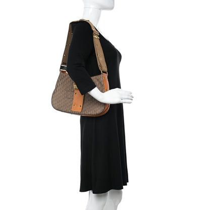 Christian Dior Calfskin Monogram Street Chic Large Columbus Ave Beige 2 of 17