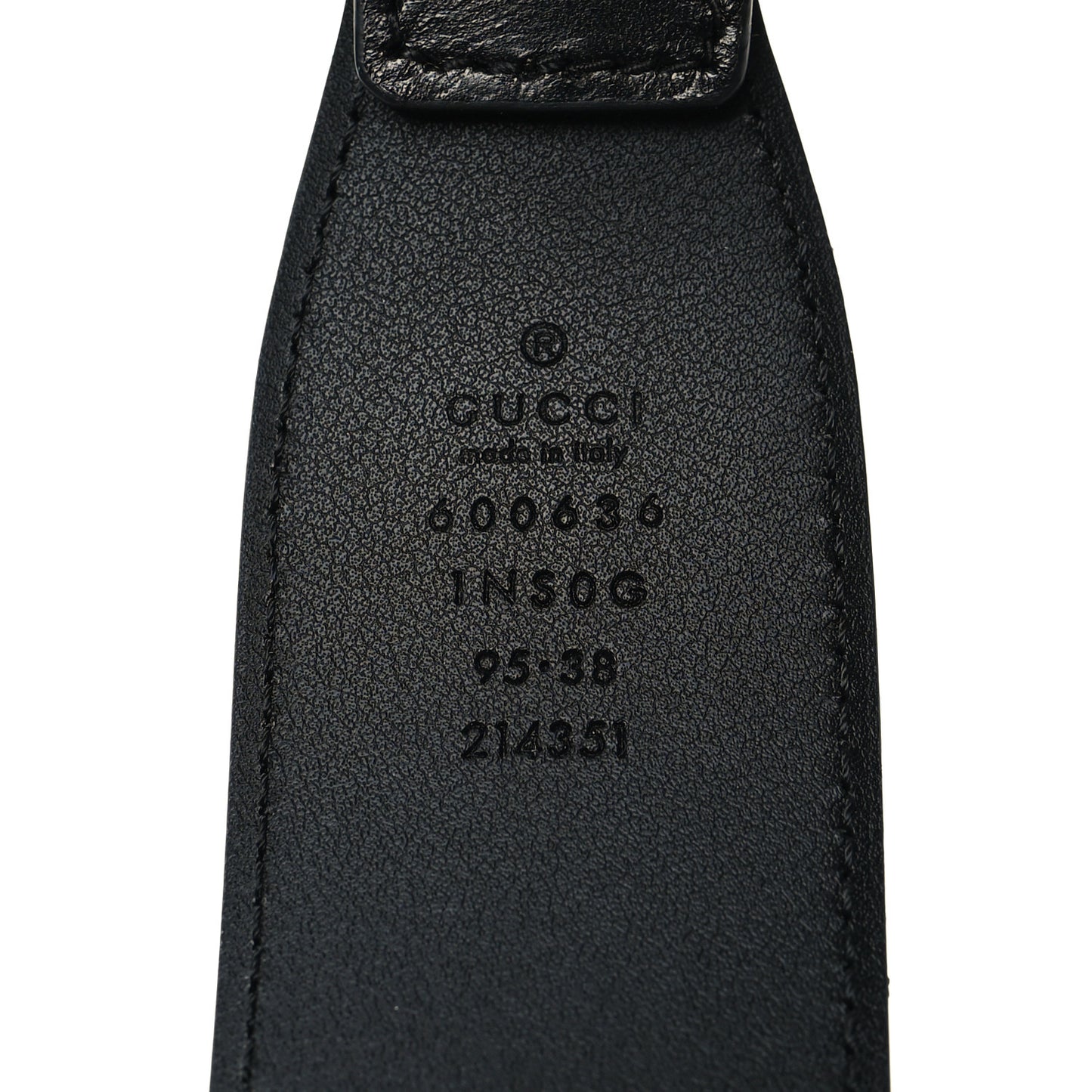 Efesto Leather Horsebit 25mm Belt 95 38 Black