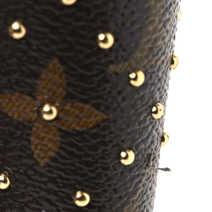 Louis Vuitton Soft Calfskin Monogram Afterglow Platform Ankle Boots 38.5 Black 11 of 12