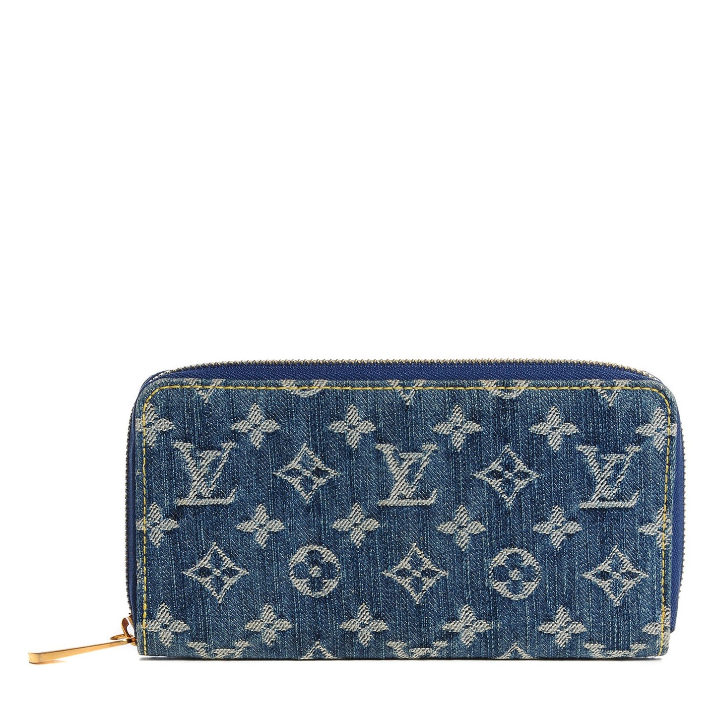 Denim Zippy Wallet Blue