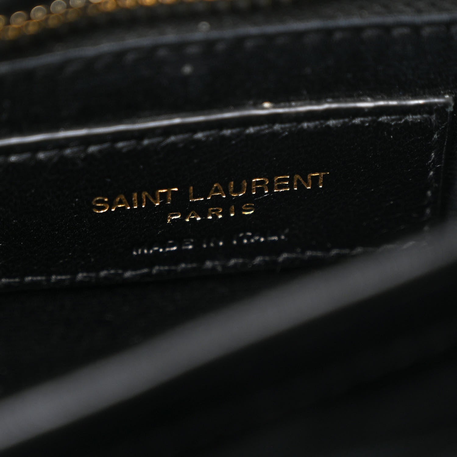 Saint Laurent Calfskin Y Quilted Monogram Toy Loulou Crossbody Bag Black 7 of 11