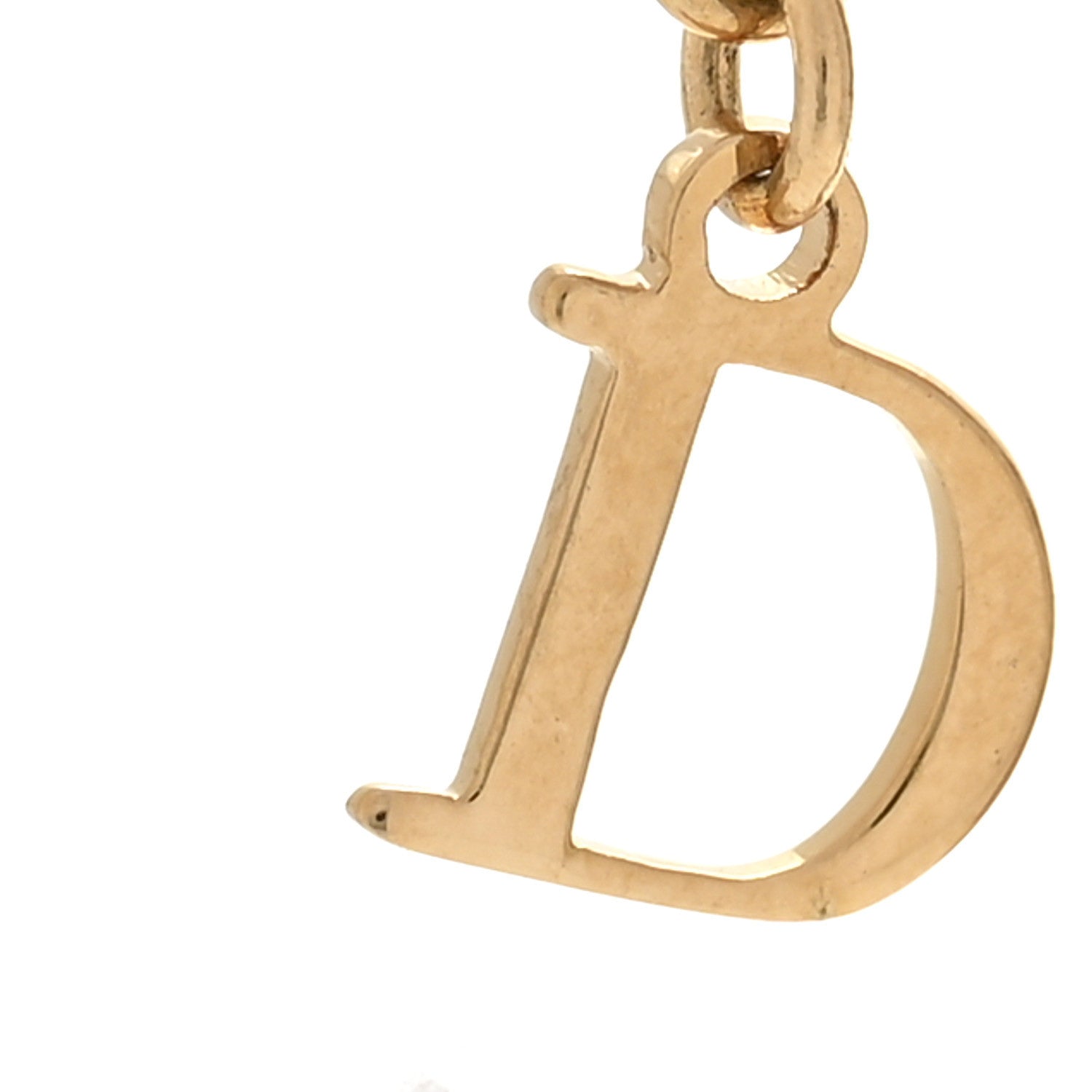 Christian Dior Crystal Bow Earrings Gold 4 of 6