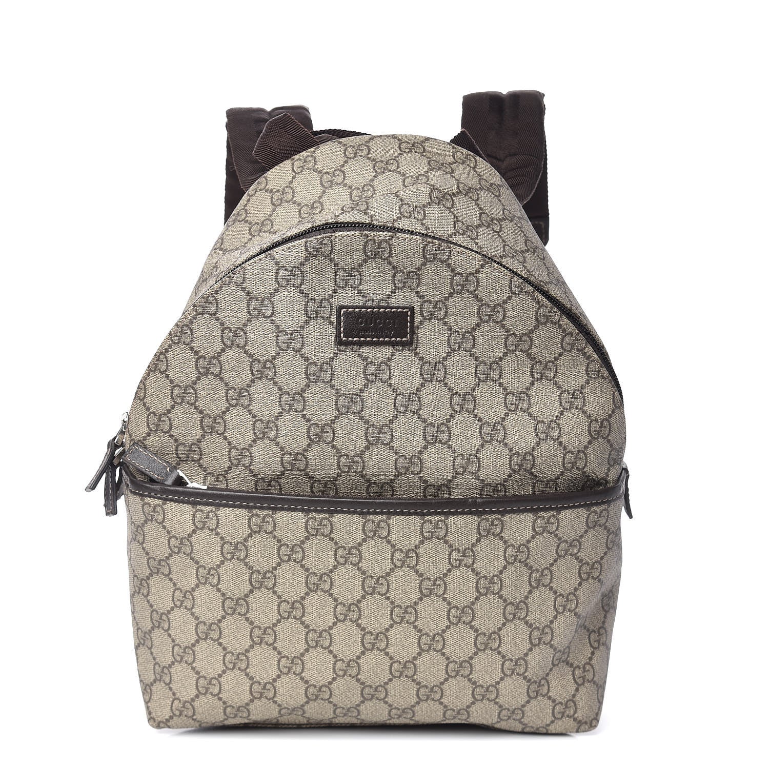 Gucci GG Supreme Monogram Margaux Calfskin Childrens Day Backpack Beige Ebony Cocoa Dark Chocolate 1 of 10