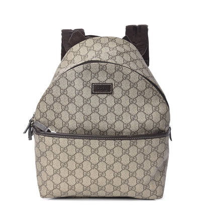 Gucci GG Supreme Monogram Margaux Calfskin Childrens Day Backpack Beige Ebony Cocoa Dark Chocolate 1 of 10