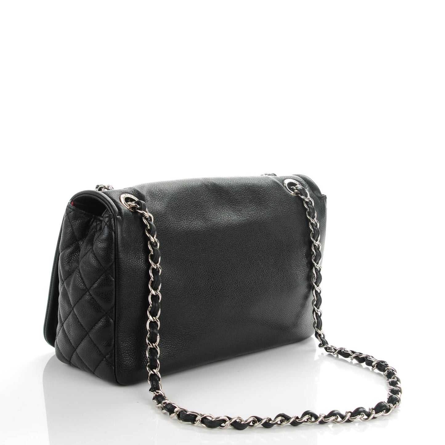 Caviar Timeless Large Flap Bag Black