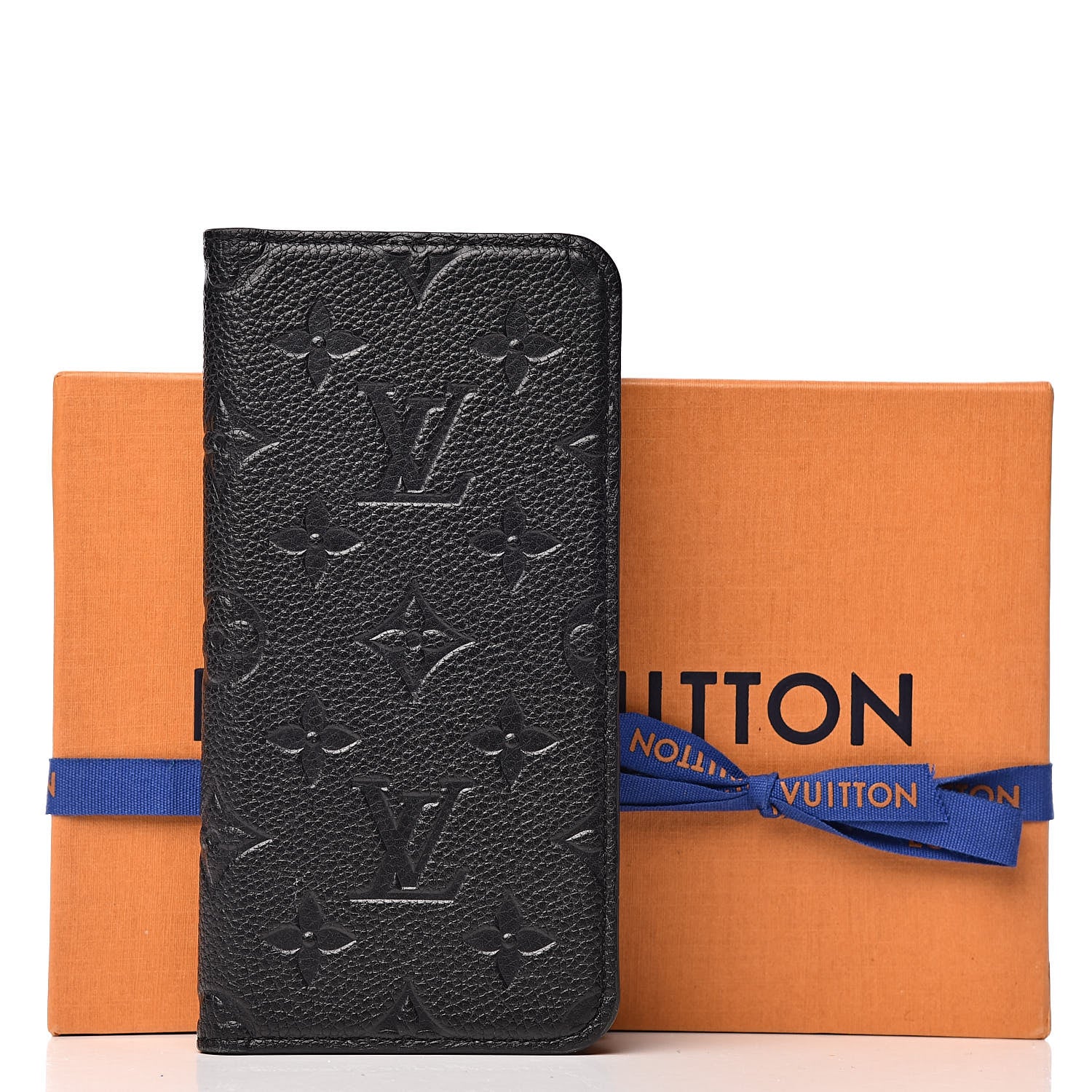 Louis Vuitton Empreinte iPhone X/XS Folio Case Black 8 of 8