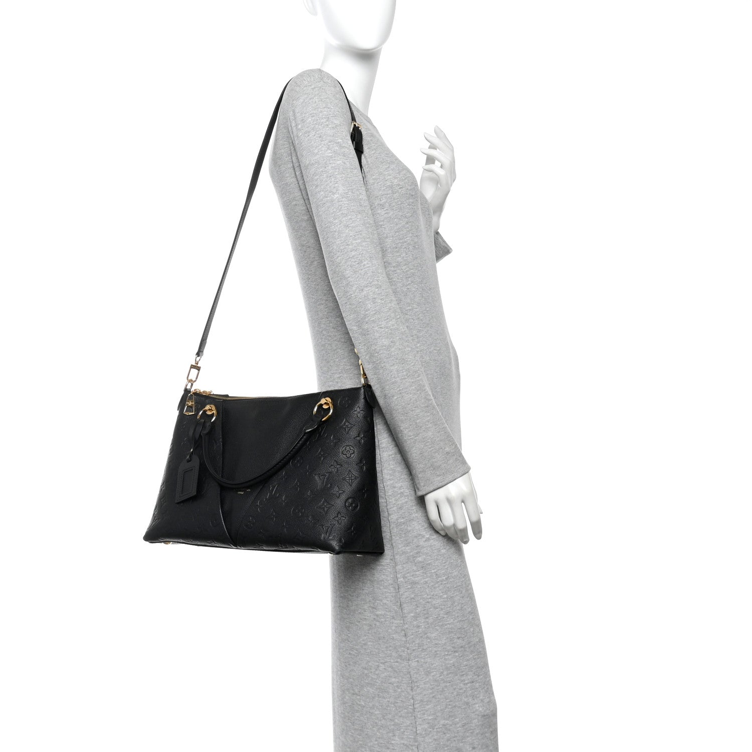 Louis Vuitton Empreinte V Tote MM Black 2 of 10