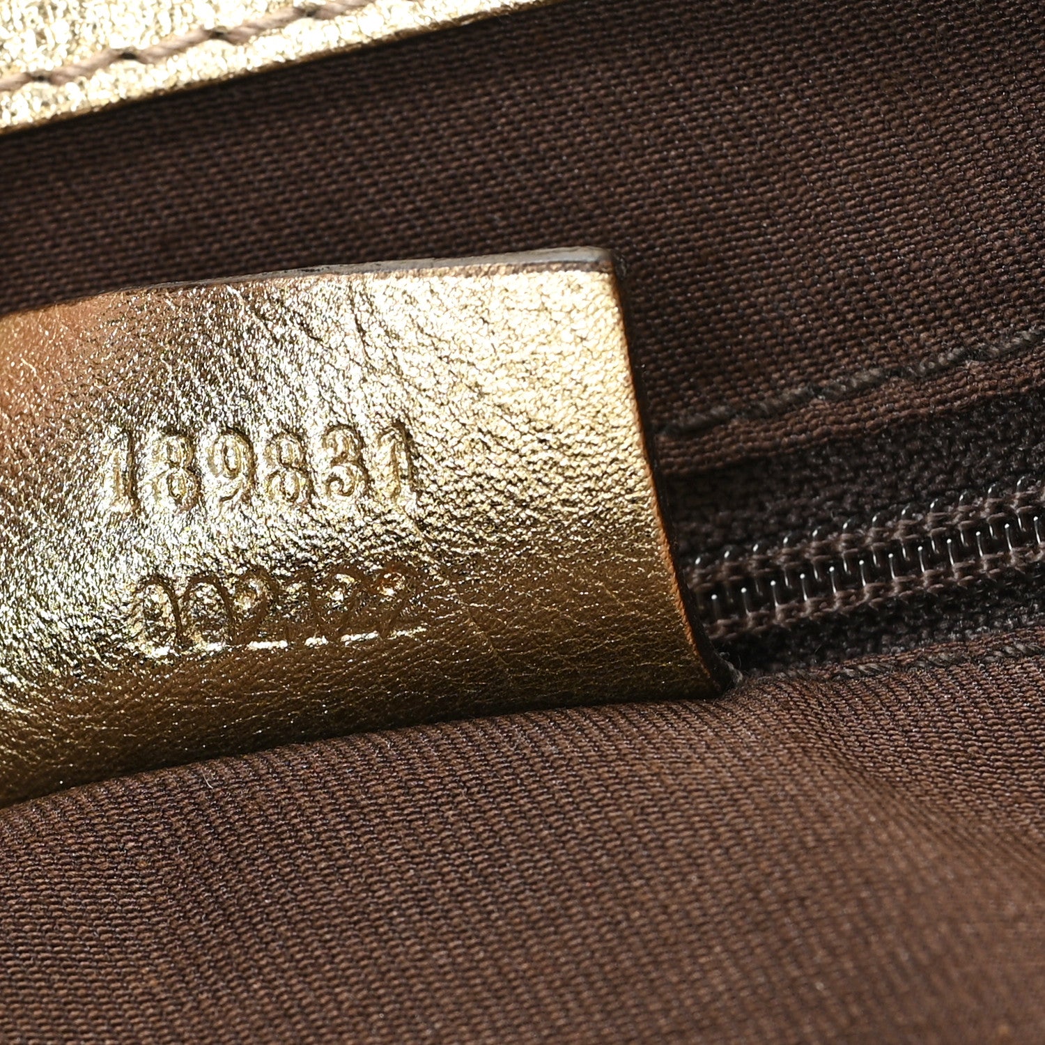 Gucci Monogram D Gold Tote Metallic Gold 7 of 11