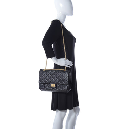 Chanel Aged Calfskin Quilted 2.55 Reissue 227 Flap Black 2 of 13