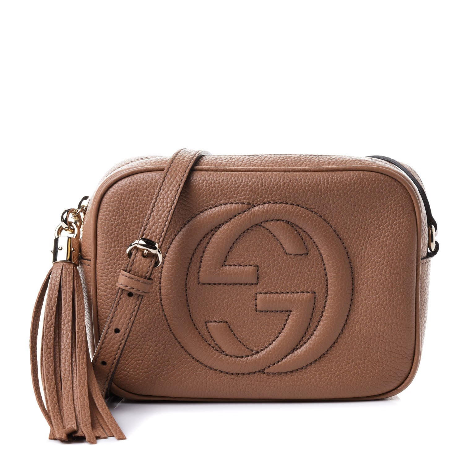Gucci Cellarius Calfskin Small Soho Disco Bag Dusty Blush 1 of 4