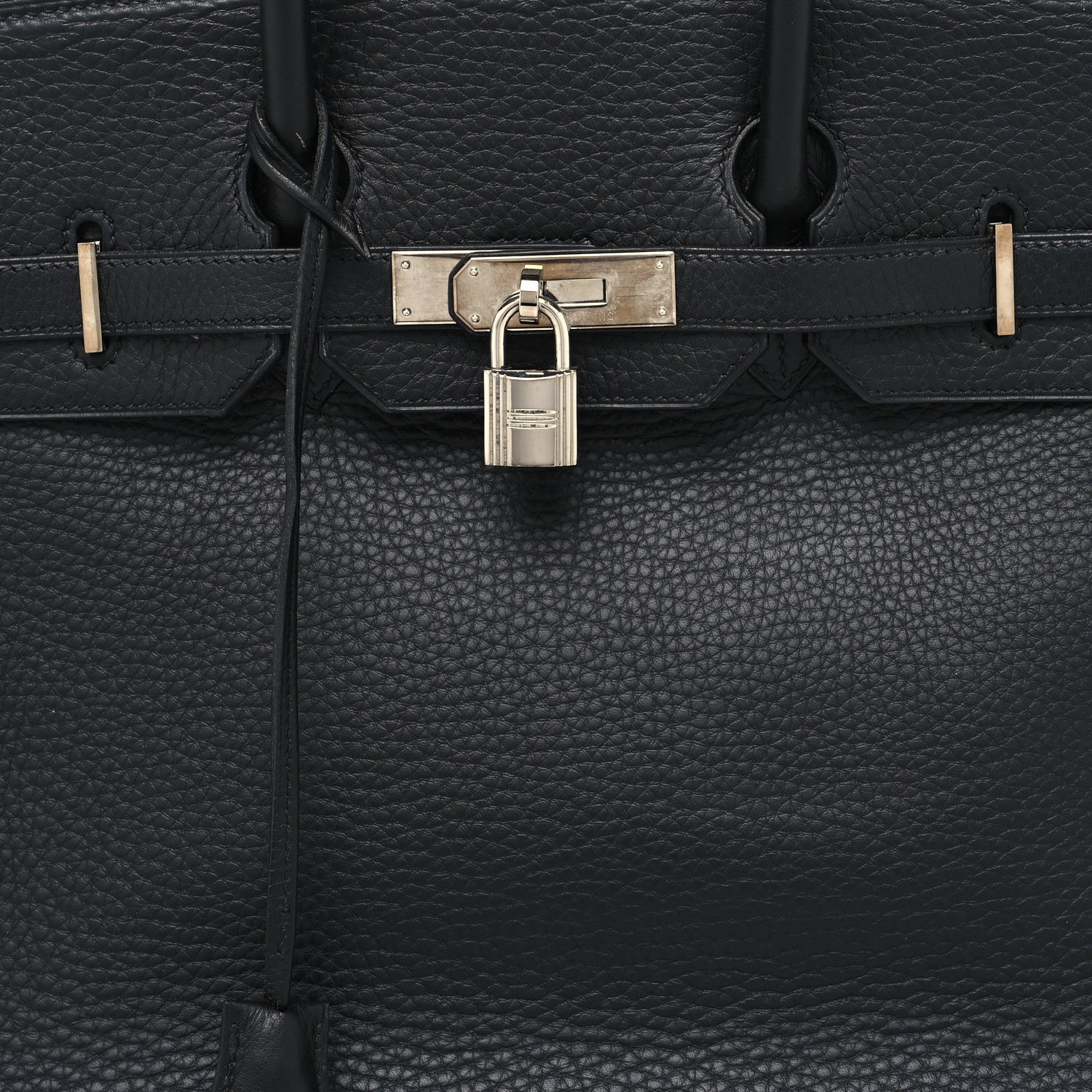 Hermes Taurillon Clemence Birkin 35 Black 8 of 13
