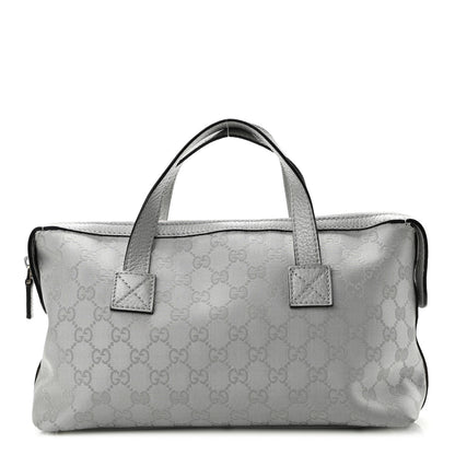 Gucci Monogram Small Boston Silver 1 of 10